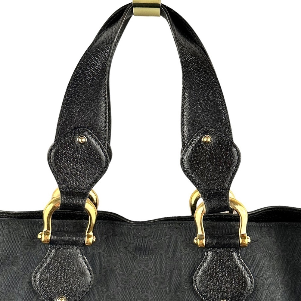 GUCCI oversized signature monogram canvas hobo tote bag - Picture 3 of 16